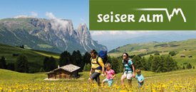 Familienabenteuer auf der Seiser Alm Familienabenteuer auf der Seiser Alm